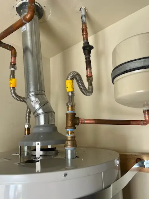 Water heater installation and plumbing repair in Clayton